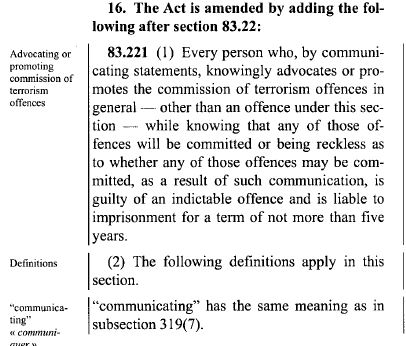 terrorbillpromotingadvocating